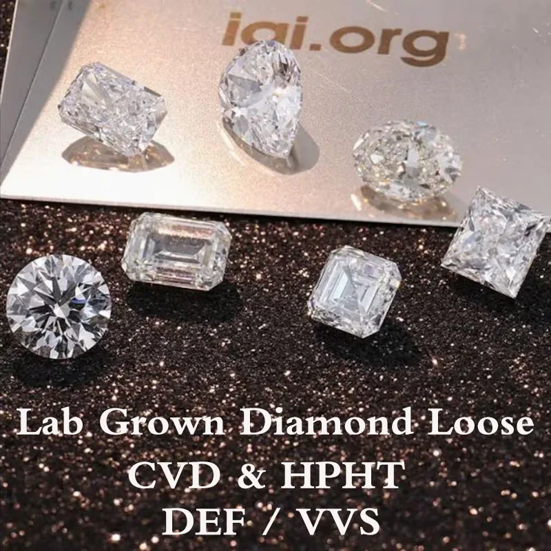 1Ct-6Ct DEF Color VVS Clarity IGI Certified Laboratory Planting Loose Diamonds For Making Various Jewelry
1Ct-6Ct DEF Color VVS Clarity IGI Certified Laboratory Planting Loose Diamonds For Making Various Jewelry