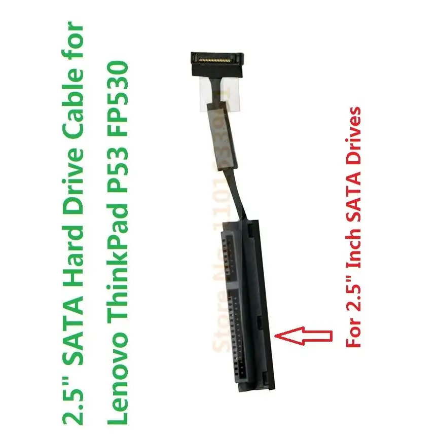 Replacement 2.5 SATA HDD SSD Hard Drive Cable Flex Wire Line Connector Caddy for Lenovo ThinkPad P53 FP530 DC02C00G010 02DM497
Replacement 2.5 SATA HDD SSD Hard Drive Cable Flex Wire Line Connector Caddy for Lenovo ThinkPad P53 FP530 DC02C00G010 02DM497