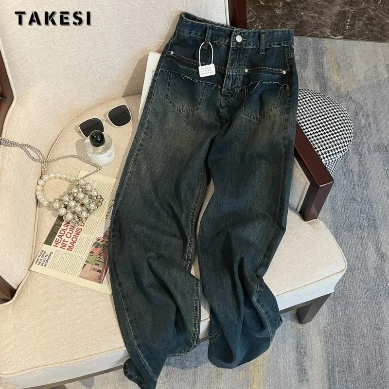 Women's Harajuku Jeans Vintage High Waist Loose Casual Style Blue Pants 2023 Winter Y2K Wide Leg Female Baggy Denim Trouser
Women's Harajuku Jeans Vintage High Waist Loose Casual Style Blue Pants 2023 Winter Y2K Wide Leg Female Baggy Denim Trouser