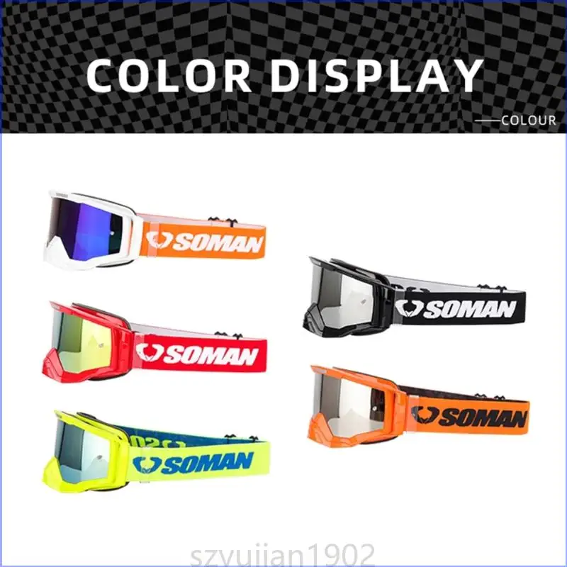 124B Motorcycle Glasses UV for Protection Motocross Goggles Off Road Dirt Bike Anti Scratch Dustproof MX Goggles for Women Me
124B Motorcycle Glasses UV for Protection Motocross Goggles Off Road Dirt Bike Anti Scratch Dustproof MX Goggles for Women Me