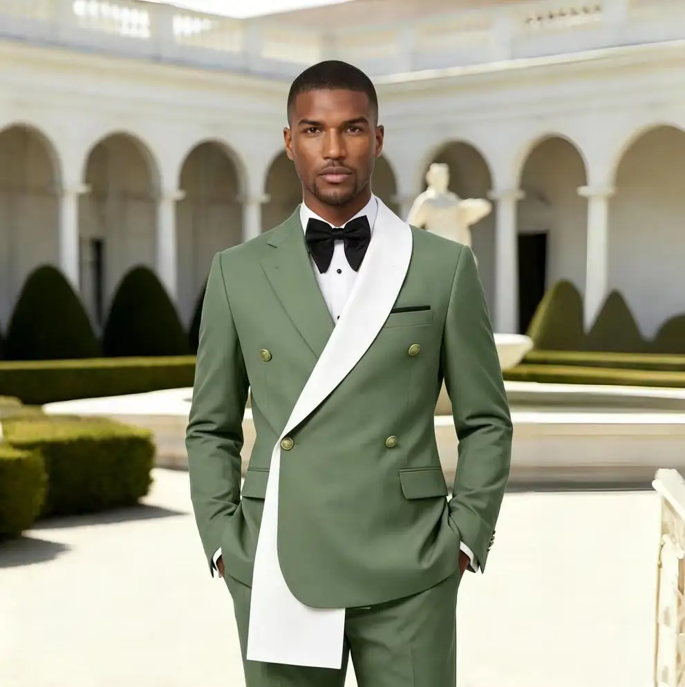 Men Suits Double Breasted 2-Piece Asymmetric Neck Slim Fit Blazer for Groom Guest Wedding Suit Party Prom Banquet (Jacket+Pants)
Men Suits Double Breasted 2-Piece Asymmetric Neck Slim Fit Blazer for Groom Guest Wedding Suit Party Prom Banquet (Jacket+Pants)