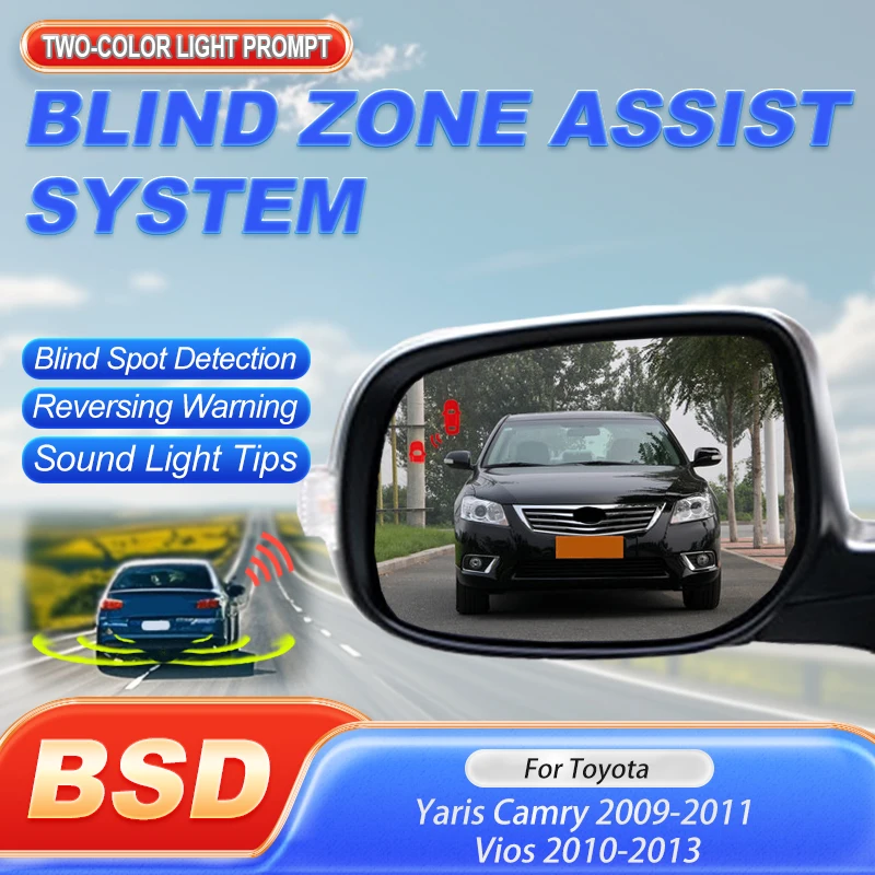 Car BSD BSM BSA Blind Spot Detection System Heating lens Mirror light Alarm For Toyota Yaris Camry 2009-2011 Vios 2010-2013
Car BSD BSM BSA Blind Spot Detection System Heating lens Mirror light Alarm For Toyota Yaris Camry 2009-2011 Vios 2010-2013