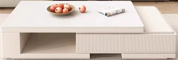 Telescopic coffee table living room household rock slab light luxury TV cabinet modern simple size apartment cream style
Telescopic coffee table living room household rock slab light luxury TV cabinet modern simple size apartment cream style