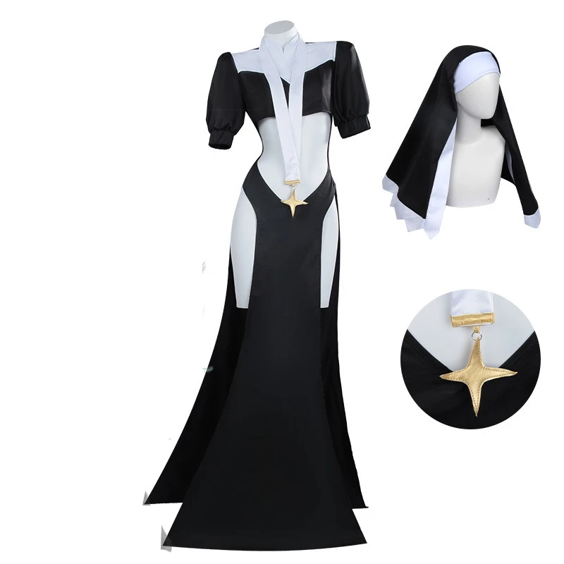 Kijante Волшебная девушка, наряд монахини, наряд монахини, косплей, костюм аниме, ролевая игра, церковный стиль, косплей, костюм на Хэллоуин
Kijante Волшебная девушка, наряд монахини, наряд монахини, косплей, костюм аниме, ролевая игра, церковный стиль, косплей, костюм на Хэллоуин