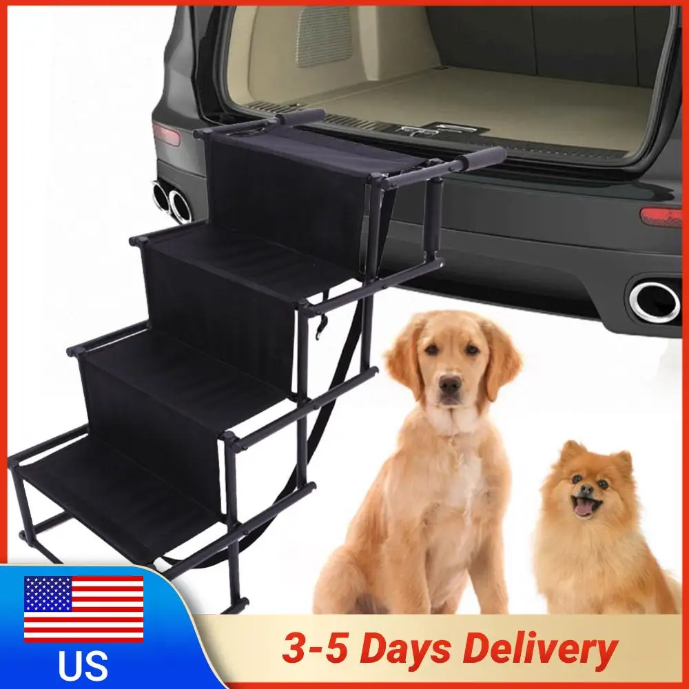 Складная лестница-пандус для домашних животных на 4 ступеньки с нескользящей поверхностью, легкая портативная лестница для собак и кошек, ступеньки для собак в машину
Складная лестница-пандус для домашних животных на 4 ступеньки с нескользящей поверхностью, легкая портативная лестница для собак и кошек, ступеньки для собак в машину