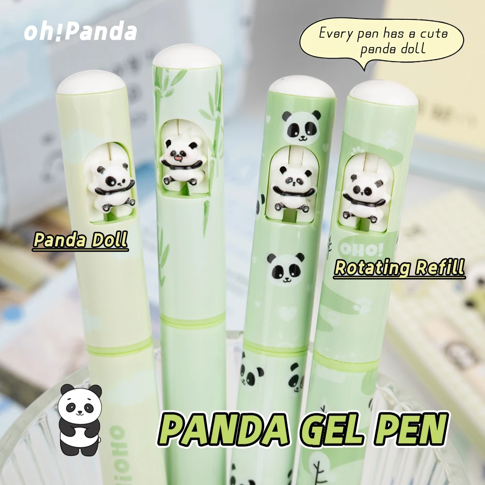 4 Pcs/Set Panda Design Gel Pens 0.5mm Fine Point Smooth Writing Quick-Dry Black Ink Pen for School Office Writing Stationery
4 Pcs/Set Panda Design Gel Pens 0.5mm Fine Point Smooth Writing Quick-Dry Black Ink Pen for School Office Writing Stationery