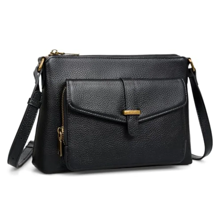 Genuine Leather Crossbody Bags for Women Soft Small Leather Purse with Built in RFID Wallet Trendy Shoulder Handbags
Genuine Leather Crossbody Bags for Women Soft Small Leather Purse with Built in RFID Wallet Trendy Shoulder Handbags