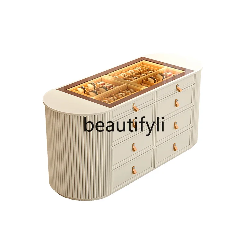 French Cloakroom Nakajima Terrace Jewelry Display Cabinet High Jewelry Storage Cabinet Cream Style Bedroom Floor Cabinet
French Cloakroom Nakajima Terrace Jewelry Display Cabinet High Jewelry Storage Cabinet Cream Style Bedroom Floor Cabinet