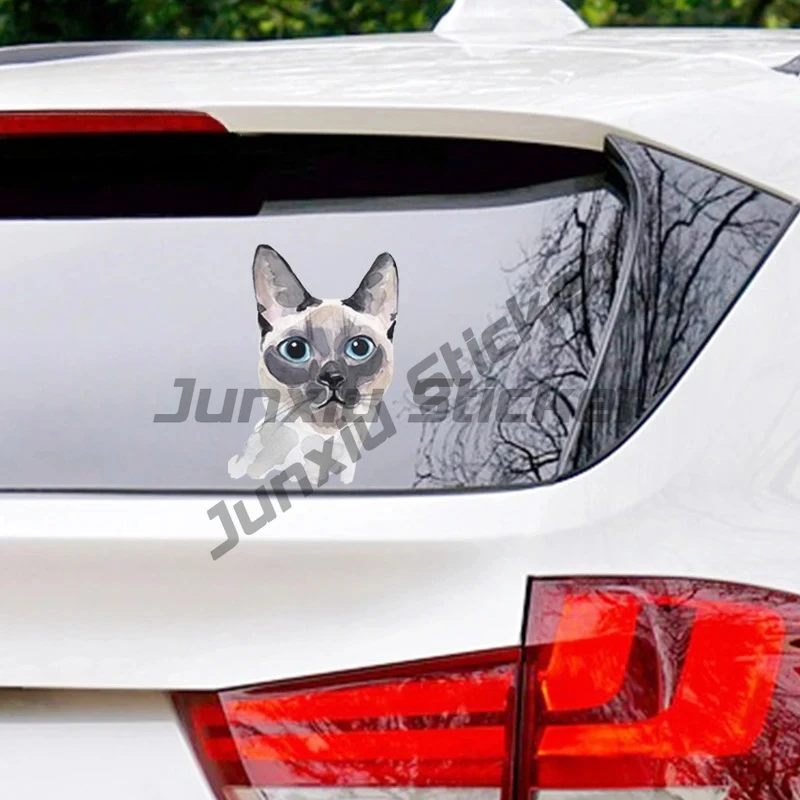 For Watercolor Siamese Cat with Blue Eyes Vinyl Car Stickers Family Vinyl Material Scratch-proof Decal
For Watercolor Siamese Cat with Blue Eyes Vinyl Car Stickers Family Vinyl Material Scratch-proof Decal