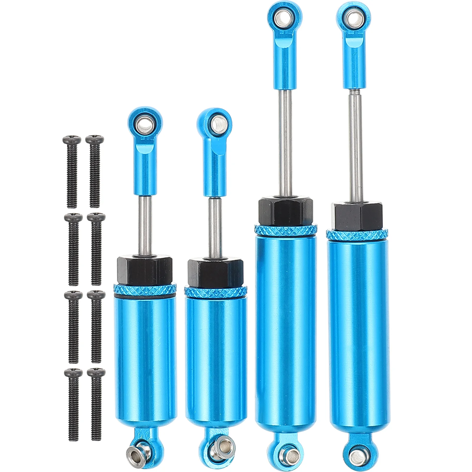 4pcs Rc Car Damper Shocks Absorber Aluminum Alloy Front Rear Replacement Parts Supplies Long Lasting Sturdy Design
4pcs Rc Car Damper Shocks Absorber Aluminum Alloy Front Rear Replacement Parts Supplies Long Lasting Sturdy Design