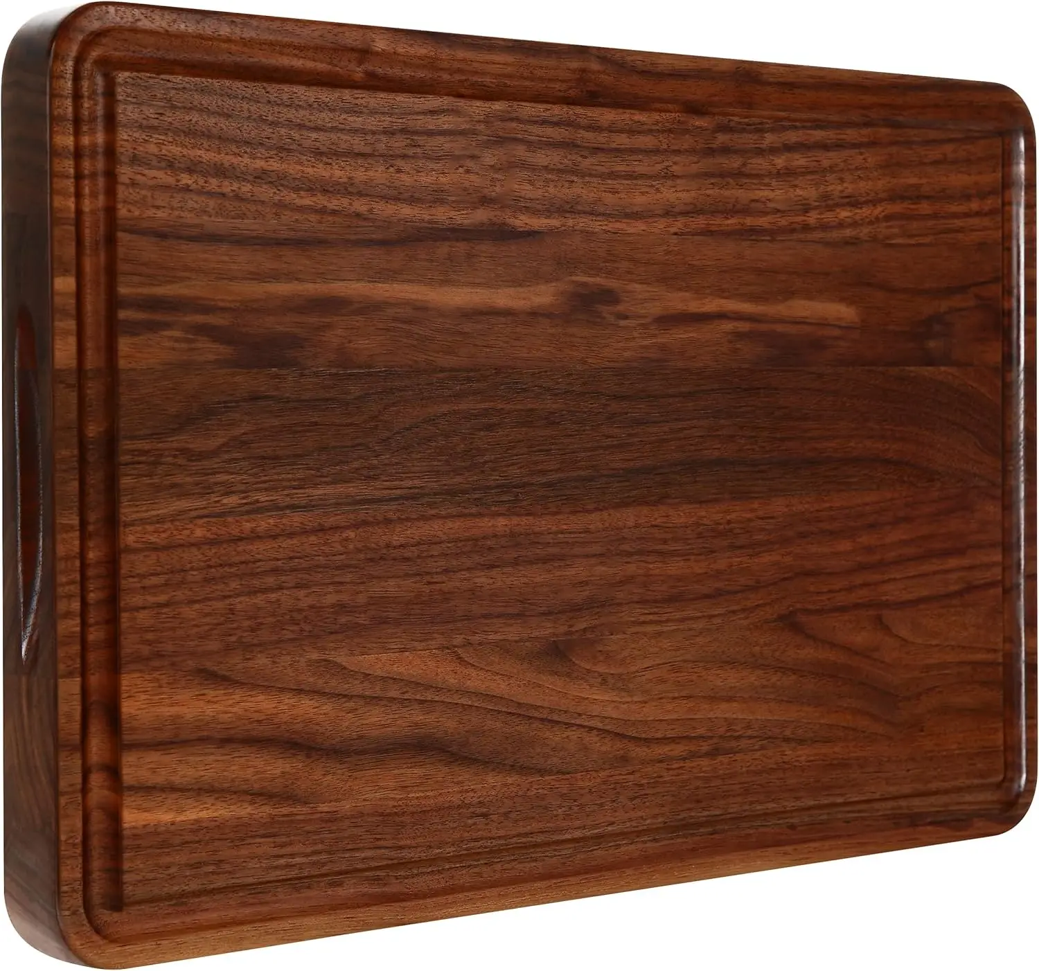 Walnut Wood Cutting Board 17x11in Large Wooden Chopping Board with Deep Juice Groove and Side Handle Thick Butcher Block for
Walnut Wood Cutting Board 17x11in Large Wooden Chopping Board with Deep Juice Groove and Side Handle Thick Butcher Block for