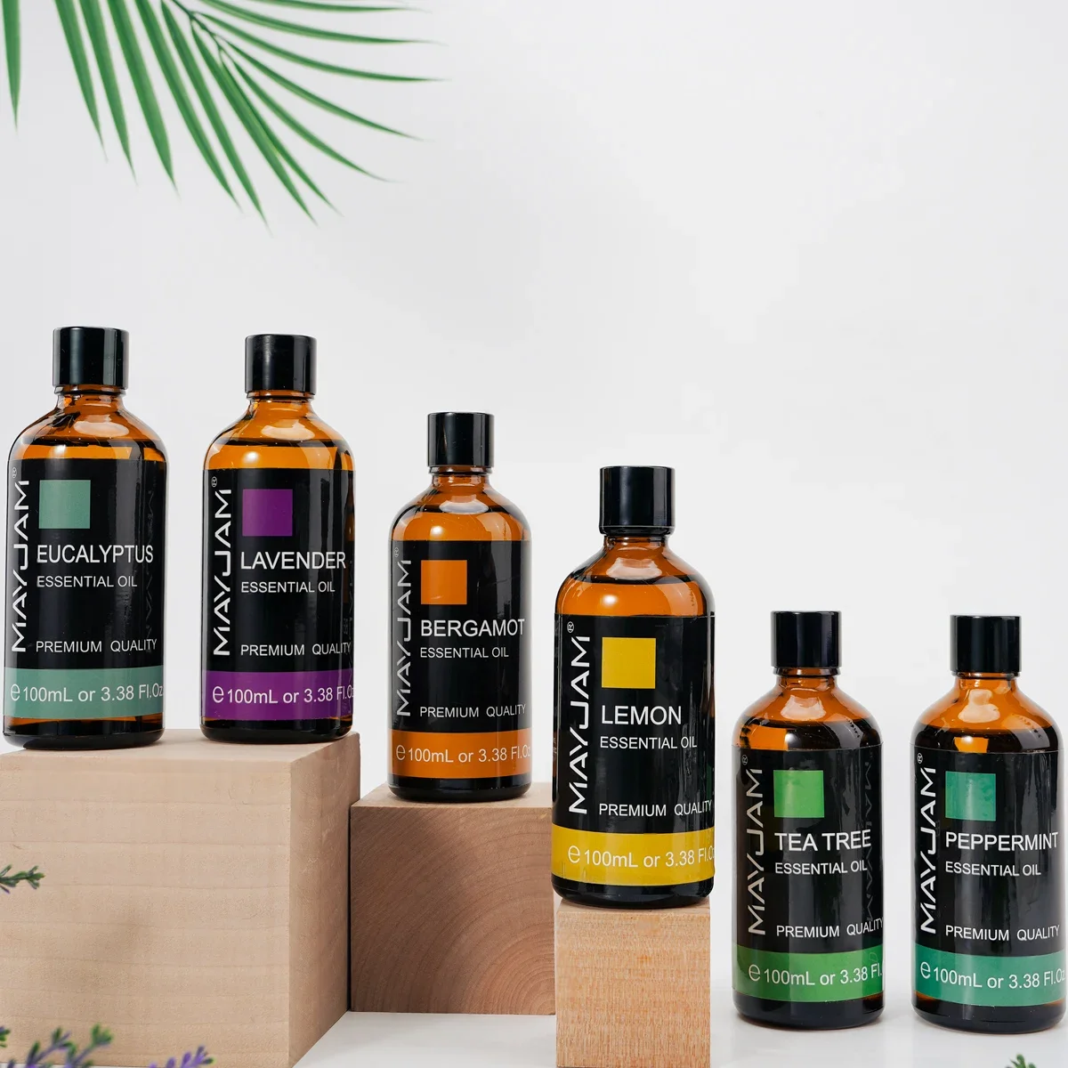 MAYJAM 3.38 Fl Oz Aromatherapy Essential Oil Lavender Eucalyptus Peppermint Lemon Bergamot Tea tree Scent 1PCS 100ML Aroma Oil
MAYJAM 3.38 Fl Oz Aromatherapy Essential Oil Lavender Eucalyptus Peppermint Lemon Bergamot Tea tree Scent 1PCS 100ML Aroma Oil
