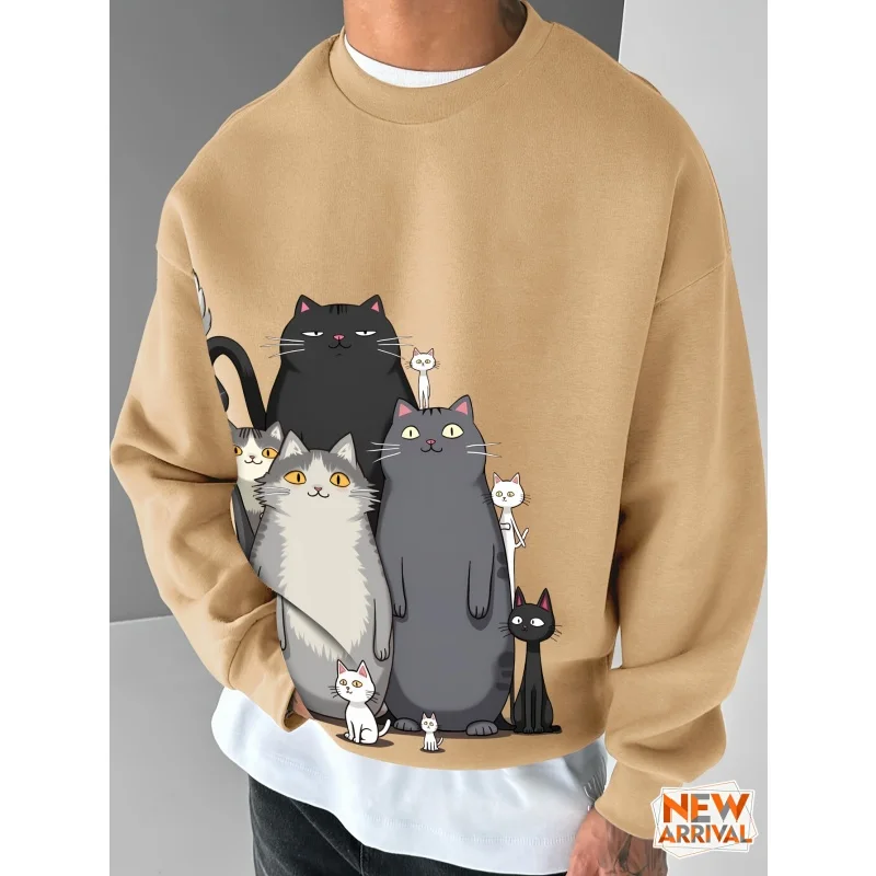 3D Printed Cartoon Cat Sweatshirt For Men Women Cherry Blossom Pattern Hoodie Casual Long Sleeves Pullovers Round Neck Hoodies
3D Printed Cartoon Cat Sweatshirt For Men Women Cherry Blossom Pattern Hoodie Casual Long Sleeves Pullovers Round Neck Hoodies