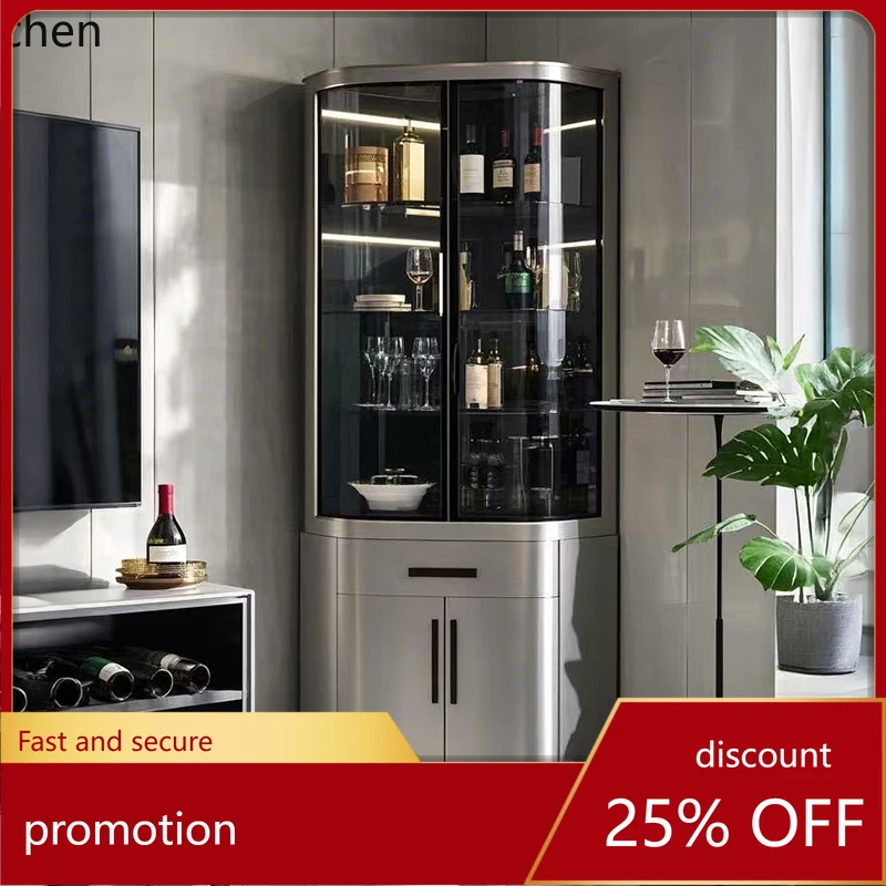 HXL solid wood corner cabinet modern simple glass living room luxury corner cabinet
HXL solid wood corner cabinet modern simple glass living room luxury corner cabinet