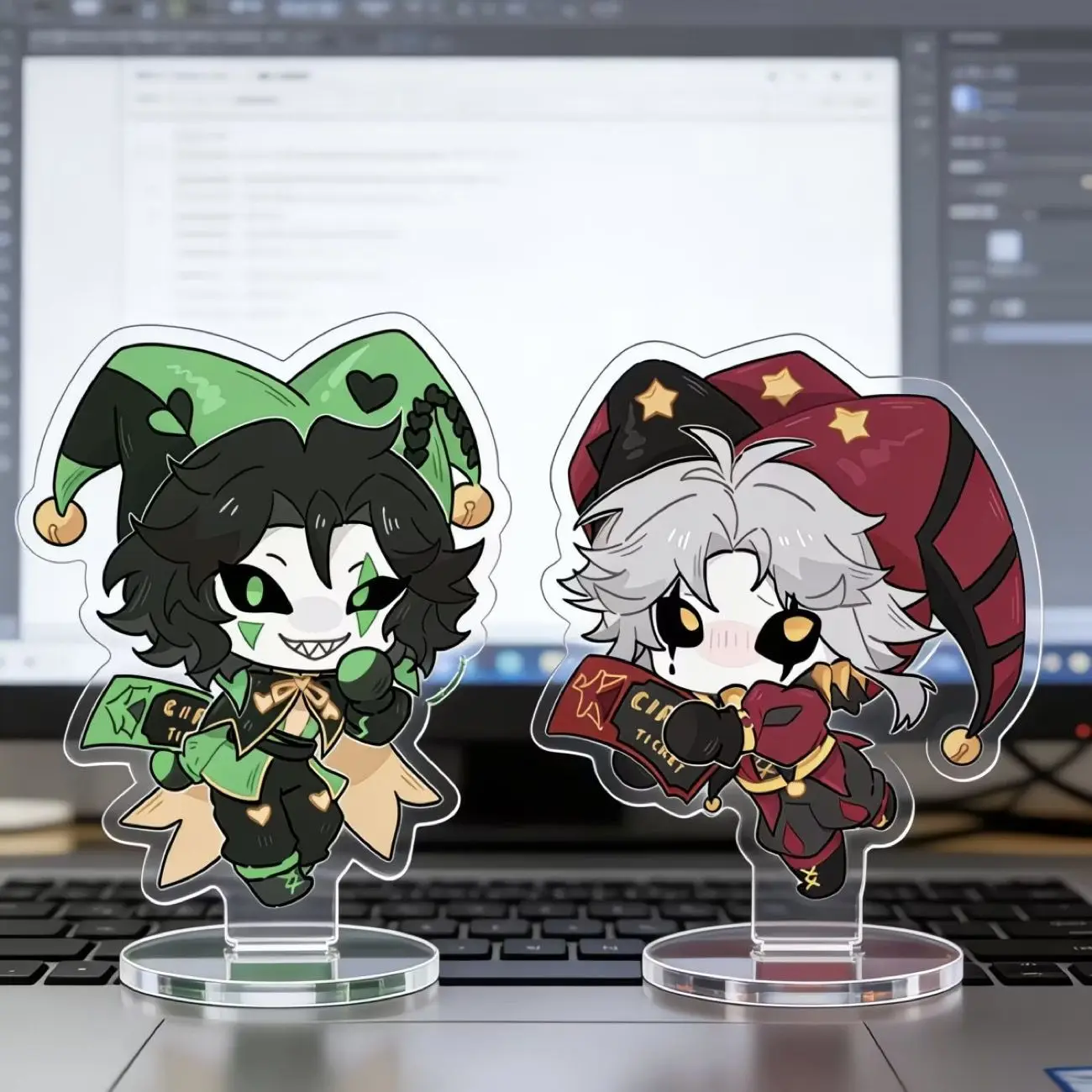 2pcs Anime Peripherals The Freak Circus Figure Acrylic Stand Pierrot Figurine Standing Plate Collectible Birthday Gift
2pcs Anime Peripherals The Freak Circus Figure Acrylic Stand Pierrot Figurine Standing Plate Collectible Birthday Gift