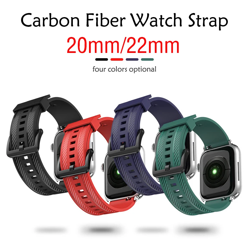 Ремешок для Samsung Galaxy Watch 4/Classic/Huawei Watch 3/GT2, спортивный карбоновый деловой браслет для Amazfit GTR 3, 22 мм 20 мм
Ремешок для Samsung Galaxy Watch 4/Classic/Huawei Watch 3/GT2, спортивный карбоновый деловой браслет для Amazfit GTR 3, 22 мм 20 мм