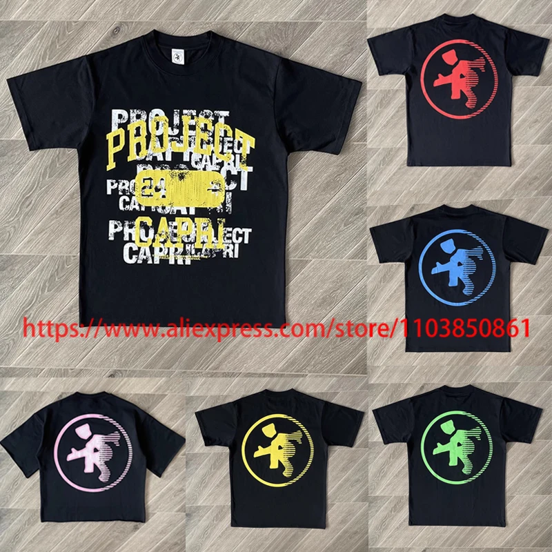 Streetwear Summer Project Capri Emergency T-shirt Letter Print Short Sleeves High Quality Casual Cotton Cactus Jack Tees
Streetwear Summer Project Capri Emergency T-shirt Letter Print Short Sleeves High Quality Casual Cotton Cactus Jack Tees