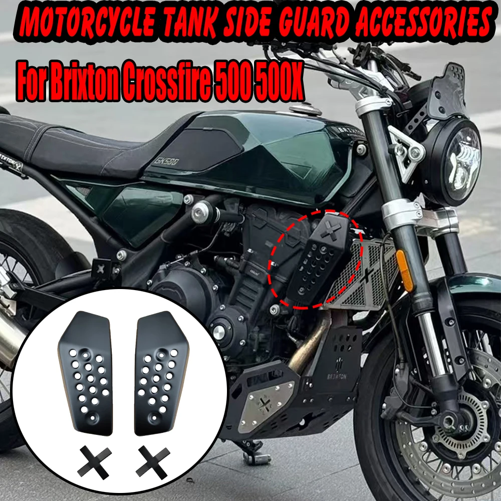 Motorcycle Accessories Tank Side Guard Tank Side Guard Silver Decorative Block For Brixton Crossfire 500 500X
Motorcycle Accessories Tank Side Guard Tank Side Guard Silver Decorative Block For Brixton Crossfire 500 500X