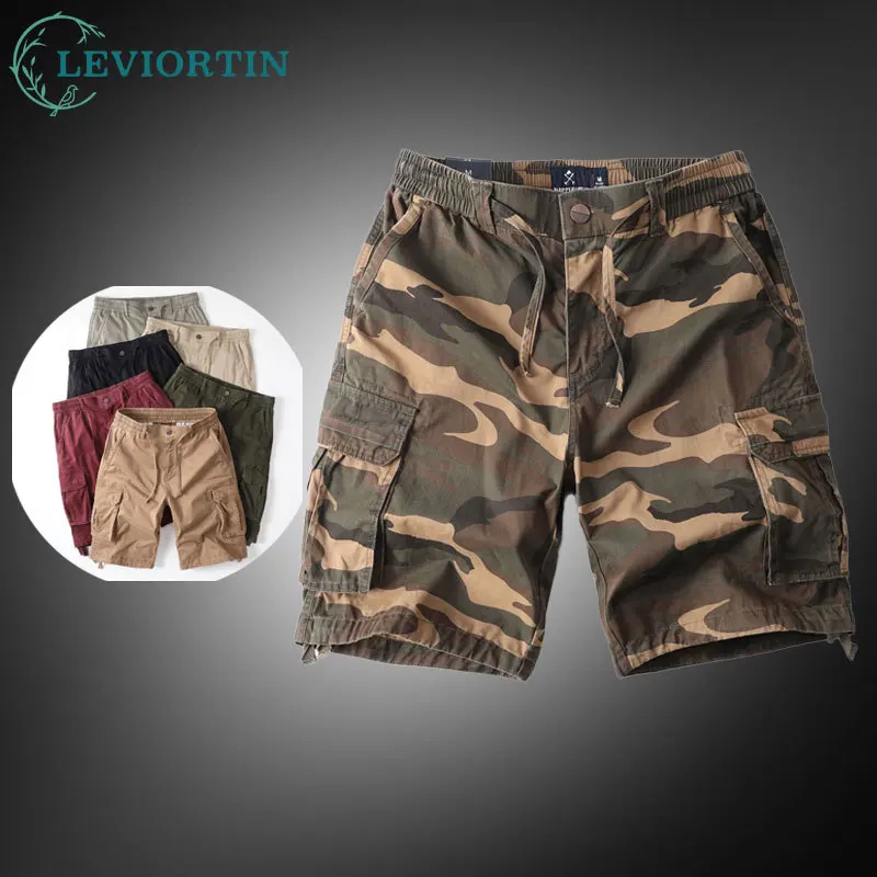 Summer Men's Cargo Shorts Trendy Brand Casual Multi-Pocket Quarter Five-Pocket Pants Khaki Loose Mid-Length Shorts Male Workwear
Summer Men's Cargo Shorts Trendy Brand Casual Multi-Pocket Quarter Five-Pocket Pants Khaki Loose Mid-Length Shorts Male Workwear