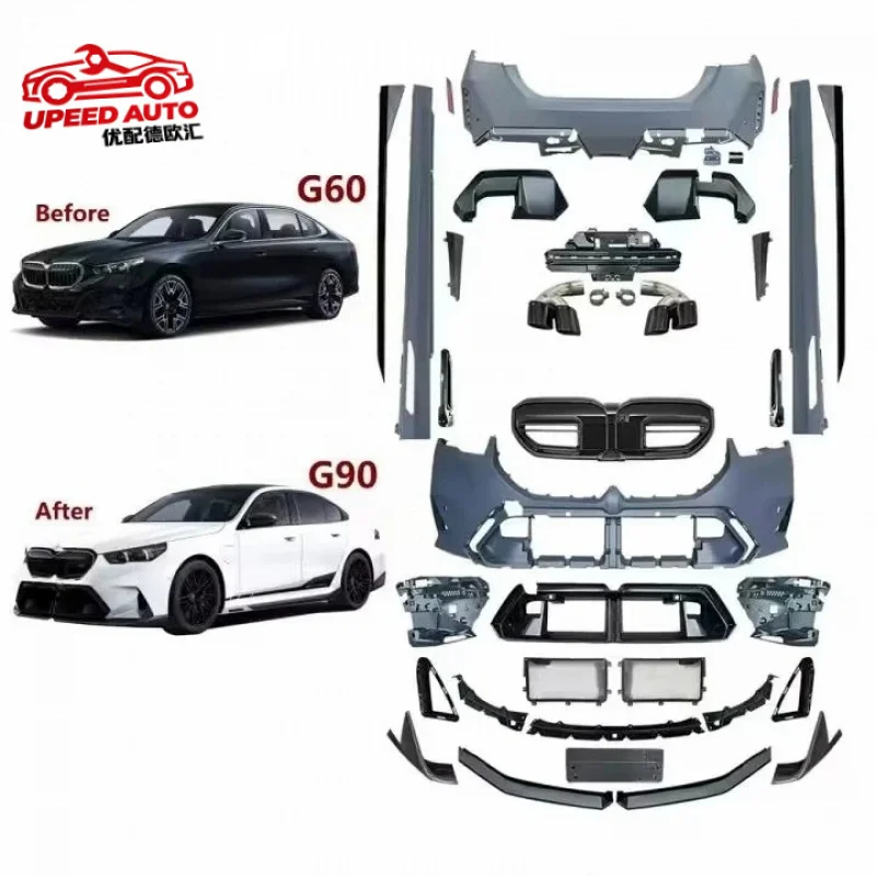 Suitable for STLF Wholesale Car Bumpers Body Kit BMWs 5 SERIES G60 2024-2026 Upgrade to G90 M5 Model.
Suitable for STLF Wholesale Car Bumpers Body Kit BMWs 5 SERIES G60 2024-2026 Upgrade to G90 M5 Model.