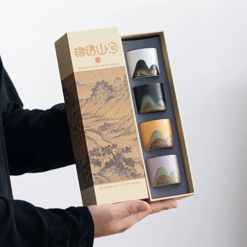 55ML 4Styles Retro Tea Cup Office Coffee Water Mug Cup Ceramic Hand-painted Mountain Shaped Mugs Exquisite Tea Coffee Cups
55ML 4Styles Retro Tea Cup Office Coffee Water Mug Cup Ceramic Hand-painted Mountain Shaped Mugs Exquisite Tea Coffee Cups