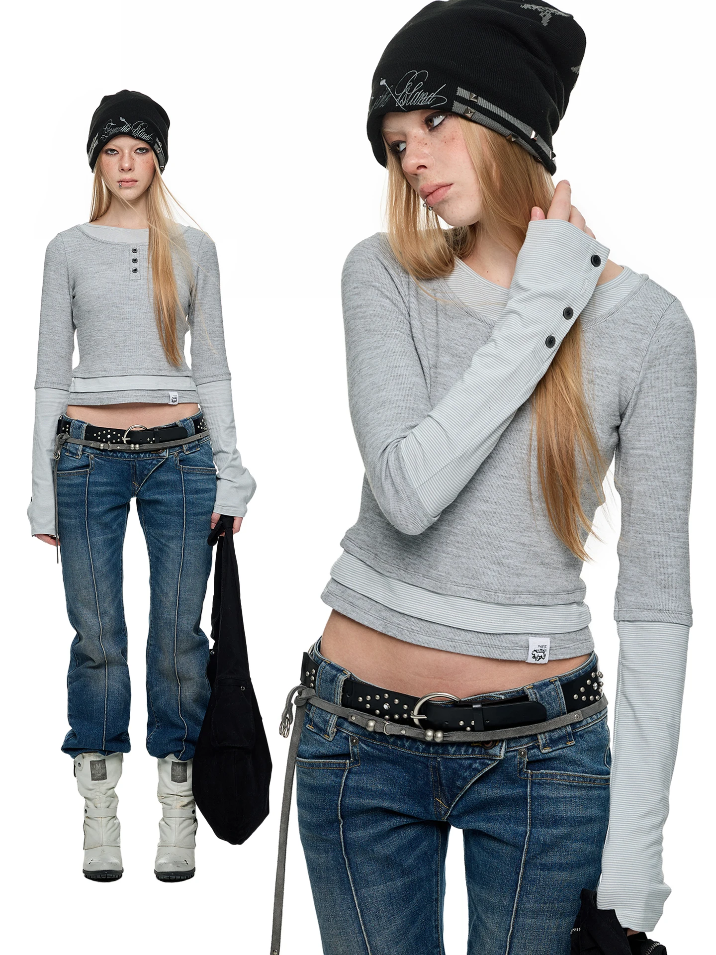 Женская приталенная кофта JIKOO из шерстяной смеси с длинным рукавом, в стиле колор-блок, с многослойным дизайном, модная повседневная вязаная одежда
Женская приталенная кофта JIKOO из шерстяной смеси с длинным рукавом, в стиле колор-блок, с многослойным дизайном, модная повседневная вязаная одежда