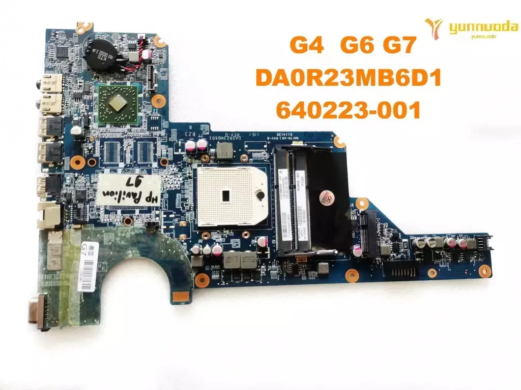 Original for HP G4 G6 G7 Laptop motherboard DA0R23MB6D1 640223-001 tested good free shipping
Original for HP G4 G6 G7 Laptop motherboard DA0R23MB6D1 640223-001 tested good free shipping