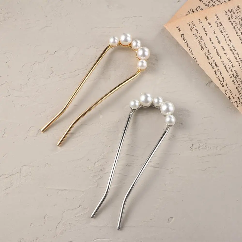 Elegant Ancient Fashion Headdress Bridal U shaped Hair Fork Pearl Hair Sticks Hair Accessories Hairpin
Elegant Ancient Fashion Headdress Bridal U shaped Hair Fork Pearl Hair Sticks Hair Accessories Hairpin
