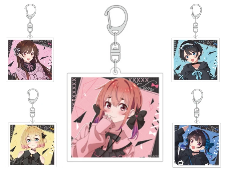 Anime Rent-A-Girlfriend Acrylic Pendant Keychains Chizuru Accessories Car Key Chain Key Ring Phone Bag Hanging Jewelry Gifts
Anime Rent-A-Girlfriend Acrylic Pendant Keychains Chizuru Accessories Car Key Chain Key Ring Phone Bag Hanging Jewelry Gifts