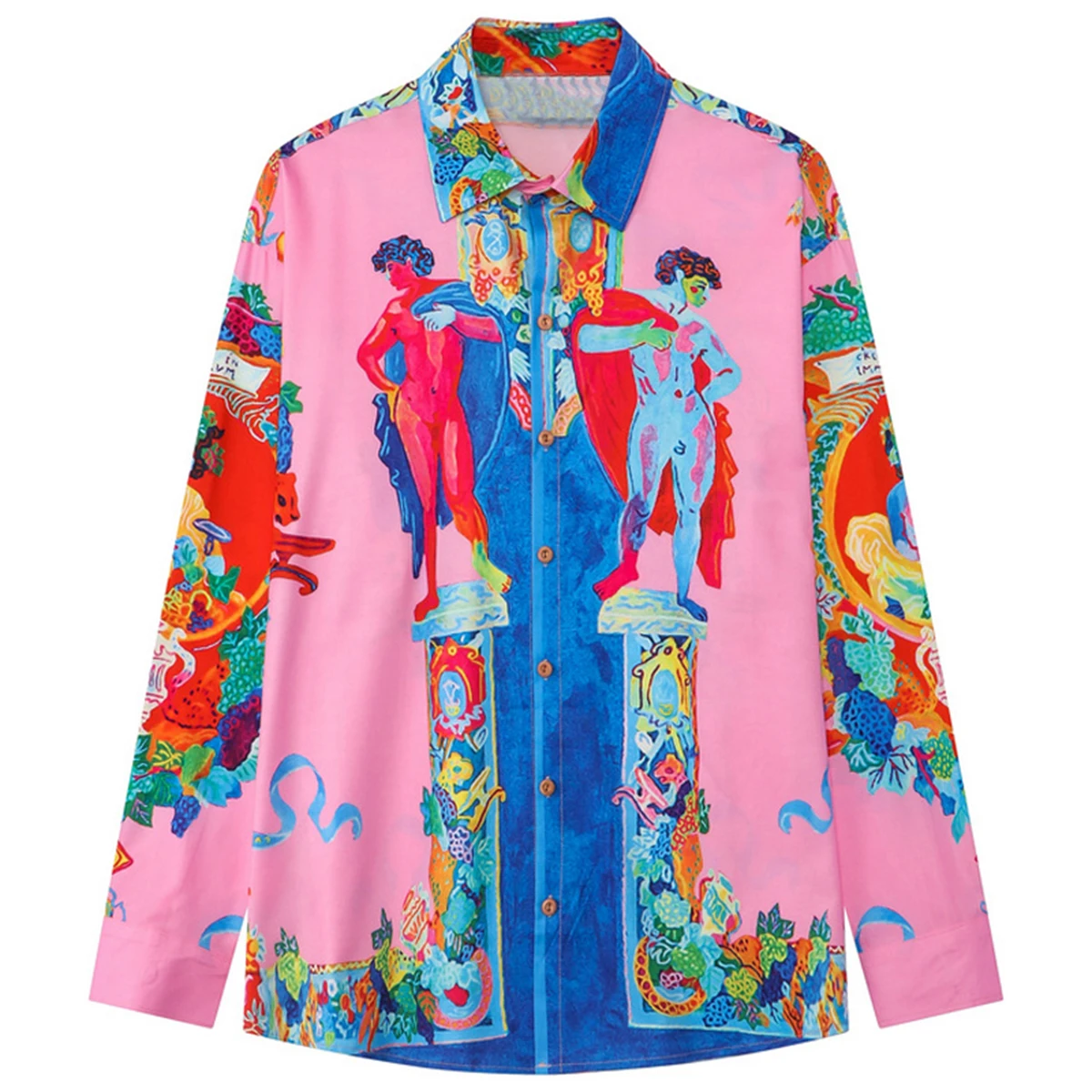 Men Fashion Button Shirts Printed Oversized Harajuku Streetwear Shirts Long Sleeve Loose Button Up Blouse For Male Hemd Herren
Men Fashion Button Shirts Printed Oversized Harajuku Streetwear Shirts Long Sleeve Loose Button Up Blouse For Male Hemd Herren