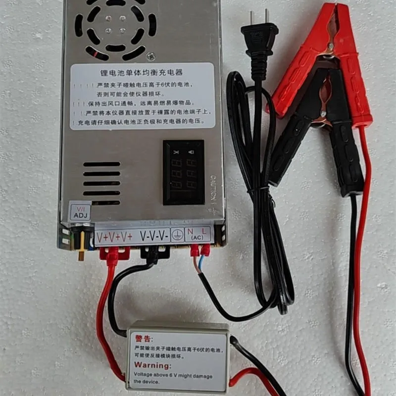 1-40A Adjustable Lithium Battery Fast Charger 2.7-4.55V Iron Phosphate/Nickel Charger with Anti-reverse Connection Protection
1-40A Adjustable Lithium Battery Fast Charger 2.7-4.55V Iron Phosphate/Nickel Charger with Anti-reverse Connection Protection