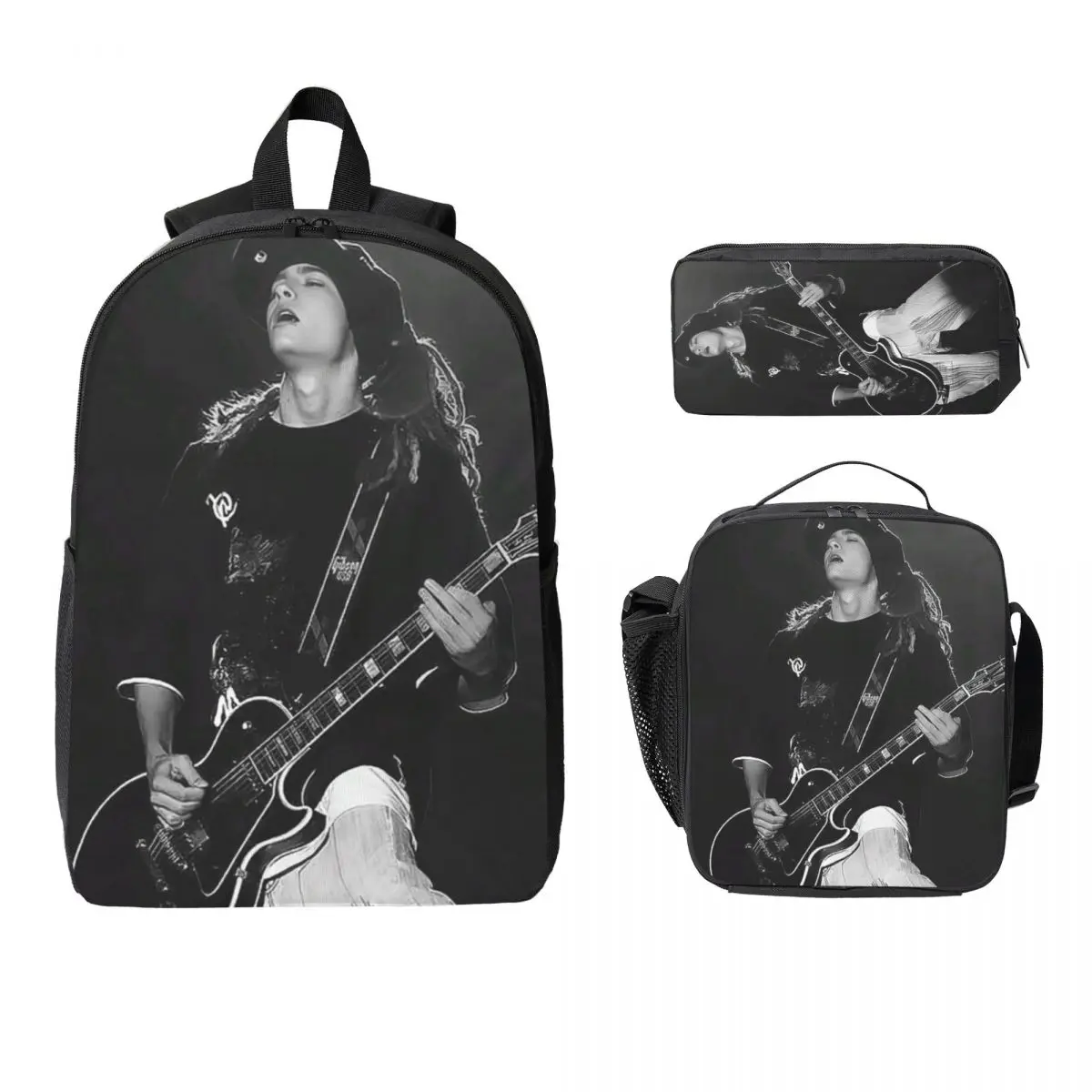 Tokio Hotel Tom Kaulitz Music Band Backpack Student Boy Girl BookBag School Bag Shoulder Bag 3ps Insulated Lunch Bag Pencil Case
Tokio Hotel Tom Kaulitz Music Band Backpack Student Boy Girl BookBag School Bag Shoulder Bag 3ps Insulated Lunch Bag Pencil Case