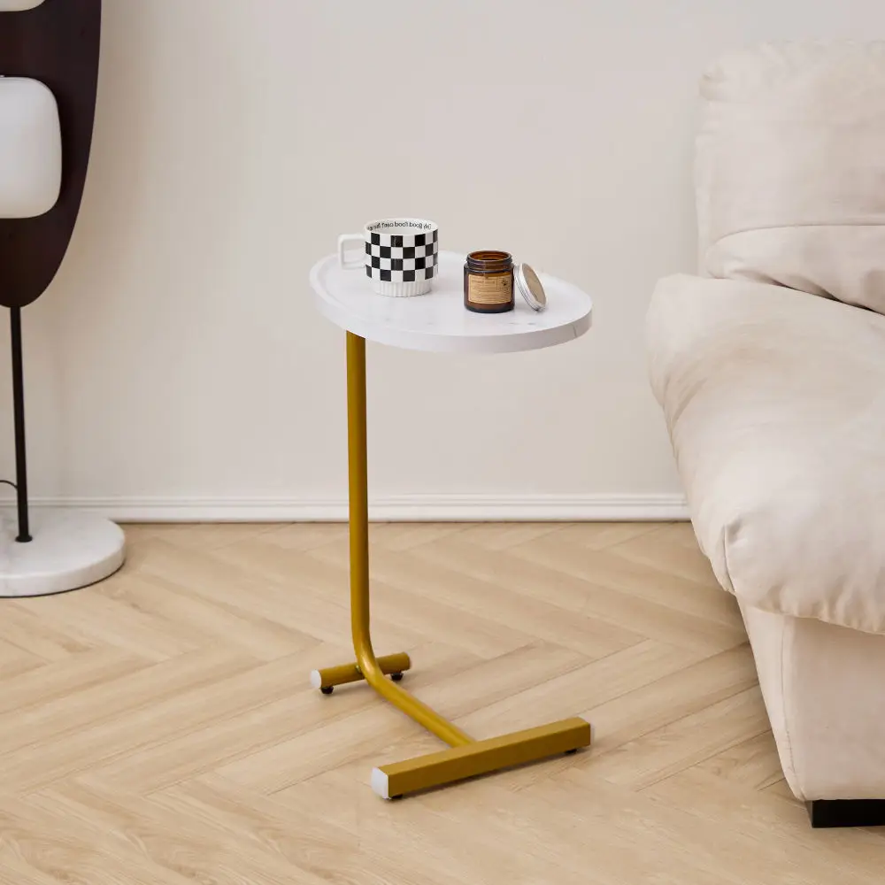 2-pieces White C-shaped Side Table, C Shaped End Table, Side Table for Couch and Bed, Small Side Table for Small Spaces
2-pieces White C-shaped Side Table, C Shaped End Table, Side Table for Couch and Bed, Small Side Table for Small Spaces