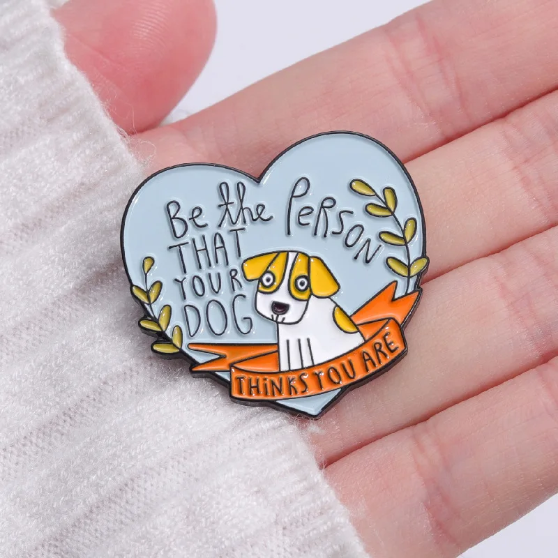 Cartoon positive energy quotes Enamel Pins Inspirational English letter cute dog brooch Fashion Small Ear Studs Jewelry
Cartoon positive energy quotes Enamel Pins Inspirational English letter cute dog brooch Fashion Small Ear Studs Jewelry