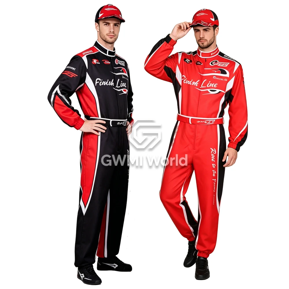 Adults Racer Cosplay Costume Red Black One-piece Kart Training Racing Uniform Suit Halloween Carnival Party Jumpsuits Men Women
Adults Racer Cosplay Costume Red Black One-piece Kart Training Racing Uniform Suit Halloween Carnival Party Jumpsuits Men Women