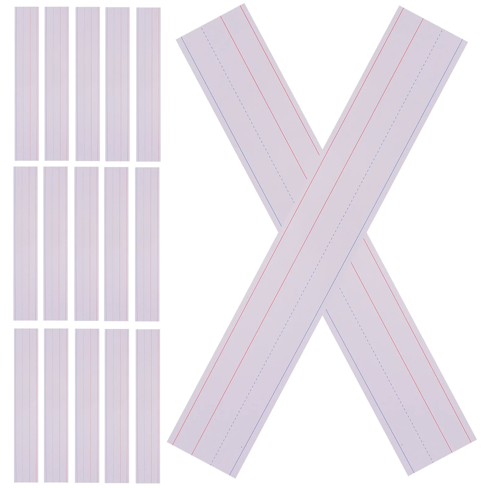 30Pcs Ruled Sentence Strips Paper Learning Strips for Classroom Pocket Charts Teaching Supplies School Supplies
30Pcs Ruled Sentence Strips Paper Learning Strips for Classroom Pocket Charts Teaching Supplies School Supplies