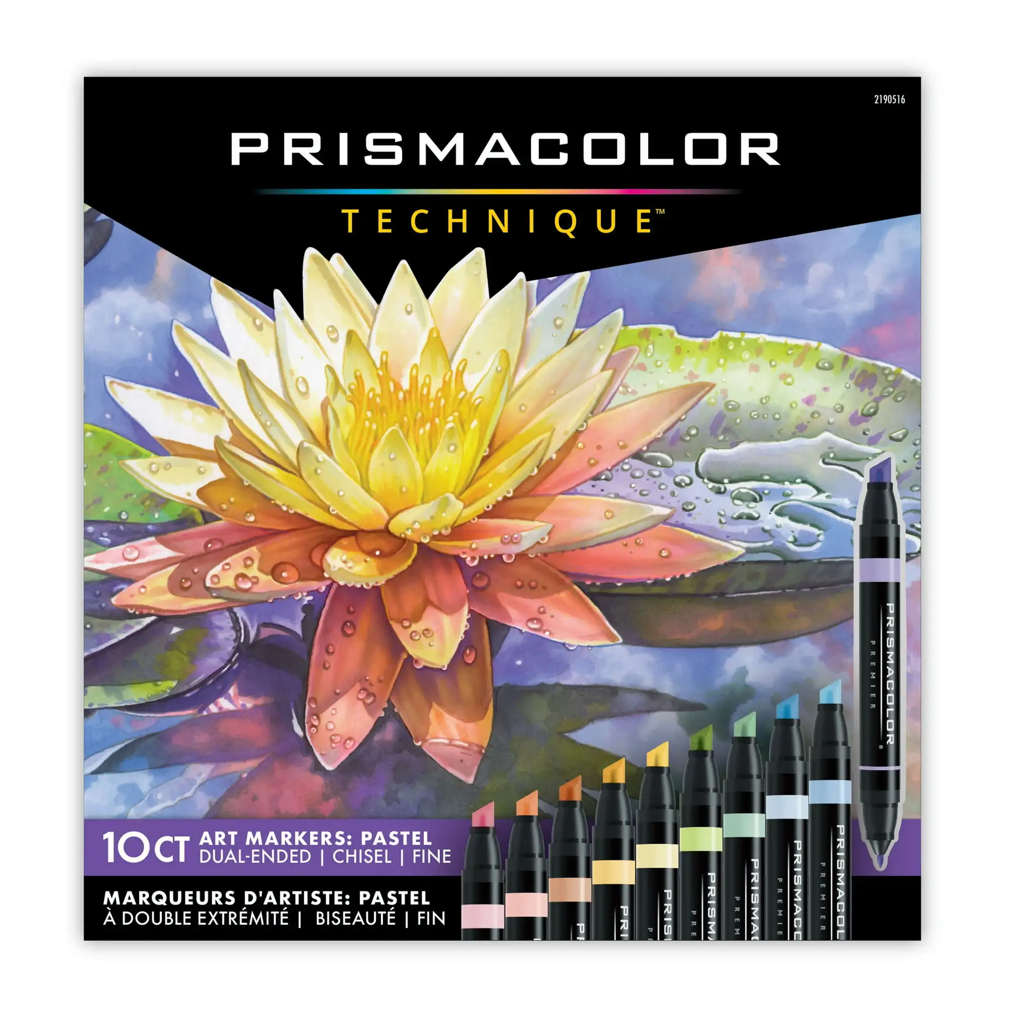 Двусторонние художественные маркеры Prismacolor Technique, долота и тонкий наконечник, пастельные цвета, 10 шт.
Двусторонние художественные маркеры Prismacolor Technique, долота и тонкий наконечник, пастельные цвета, 10 шт.