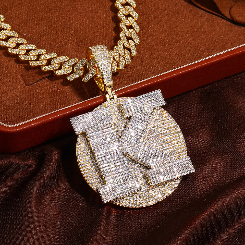 Customize Capital A~Z Big Letter Two Color Pendant Iced Out Bling Cubic Zirconia Necklace Luxury Rapper Rock Hip Hop Jewelry
Customize Capital A~Z Big Letter Two Color Pendant Iced Out Bling Cubic Zirconia Necklace Luxury Rapper Rock Hip Hop Jewelry