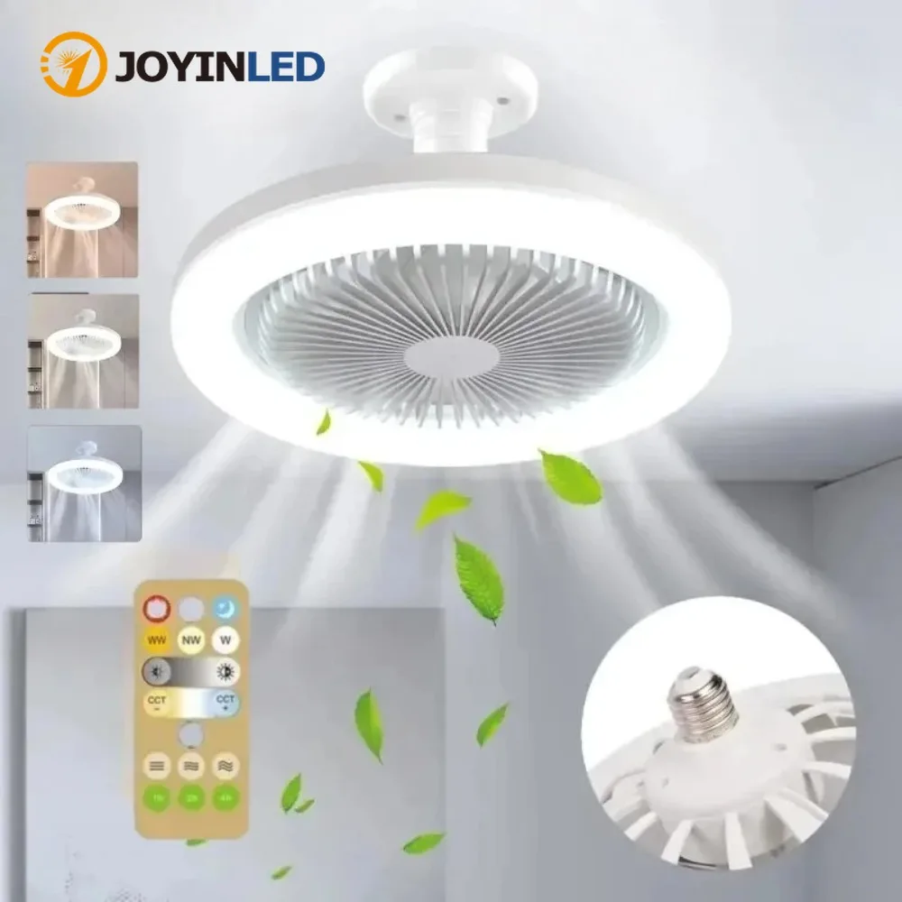 Потолочный вентилятор JOYINLED 3-в-1 с пультом ДУ, цоколем E27, бесшумный, для спальни и гостиной, удобный потолочный светильник
Потолочный вентилятор JOYINLED 3-в-1 с пультом ДУ, цоколем E27, бесшумный, для спальни и гостиной, удобный потолочный светильник