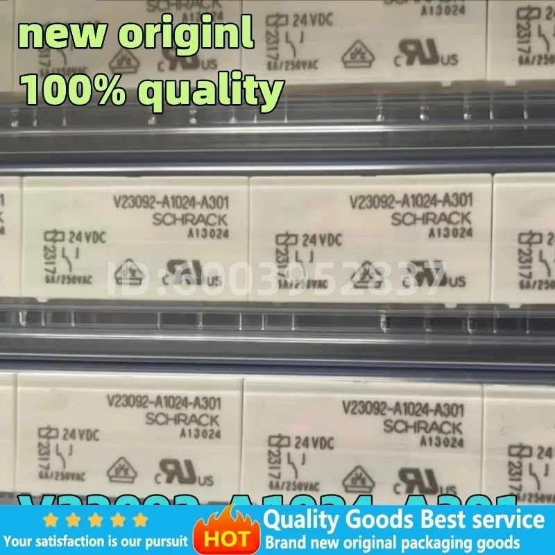 (10piece) 100% New V23092-A1024-A301 DIP 23092-A1024 24V 6A conversion relay
(10piece) 100% New V23092-A1024-A301 DIP 23092-A1024 24V 6A conversion relay