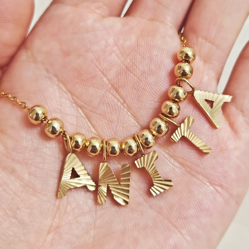 2025 Customized Name Necklace Personalized Pendant Letter Women's Jewelry Necklace Birthday Gift
2025 Customized Name Necklace Personalized Pendant Letter Women's Jewelry Necklace Birthday Gift