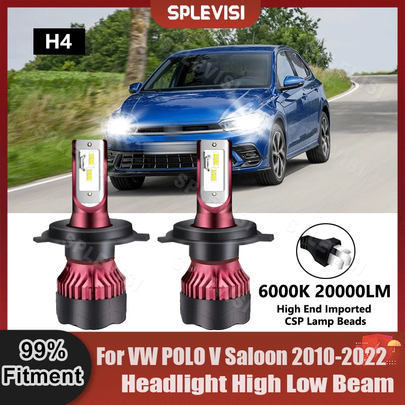 A Pair LED Headlamp Hi Low Beam For VW POLO V Saloon 2010 2011 2012 2013 2014 2015 2016 2017 2018 2019 2020 2021 2022 Car Light
A Pair LED Headlamp Hi Low Beam For VW POLO V Saloon 2010 2011 2012 2013 2014 2015 2016 2017 2018 2019 2020 2021 2022 Car Light