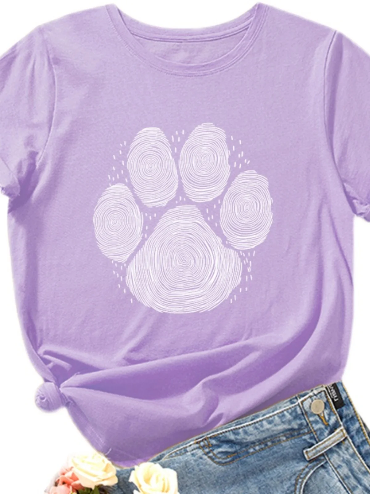 Women's Cotton T-irt Loose Fit ort Sve round Ne Animal Print Street Sle Summer Top Casual Comfortable round Ne T... 
Women's Cotton T-irt Loose Fit ort Sve round Ne Animal Print Street Sle Summer Top Casual Comfortable round Ne T...