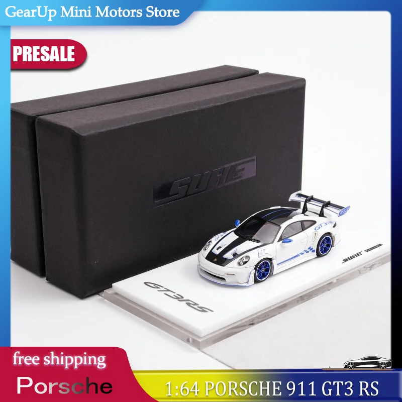 SUHE Resin 1:64 Car Model Toy Miniature Scale Porsche 911 Gt3 Rs Matte Black Collectible For Collection Desktop Display Hobby
SUHE Resin 1:64 Car Model Toy Miniature Scale Porsche 911 Gt3 Rs Matte Black Collectible For Collection Desktop Display Hobby