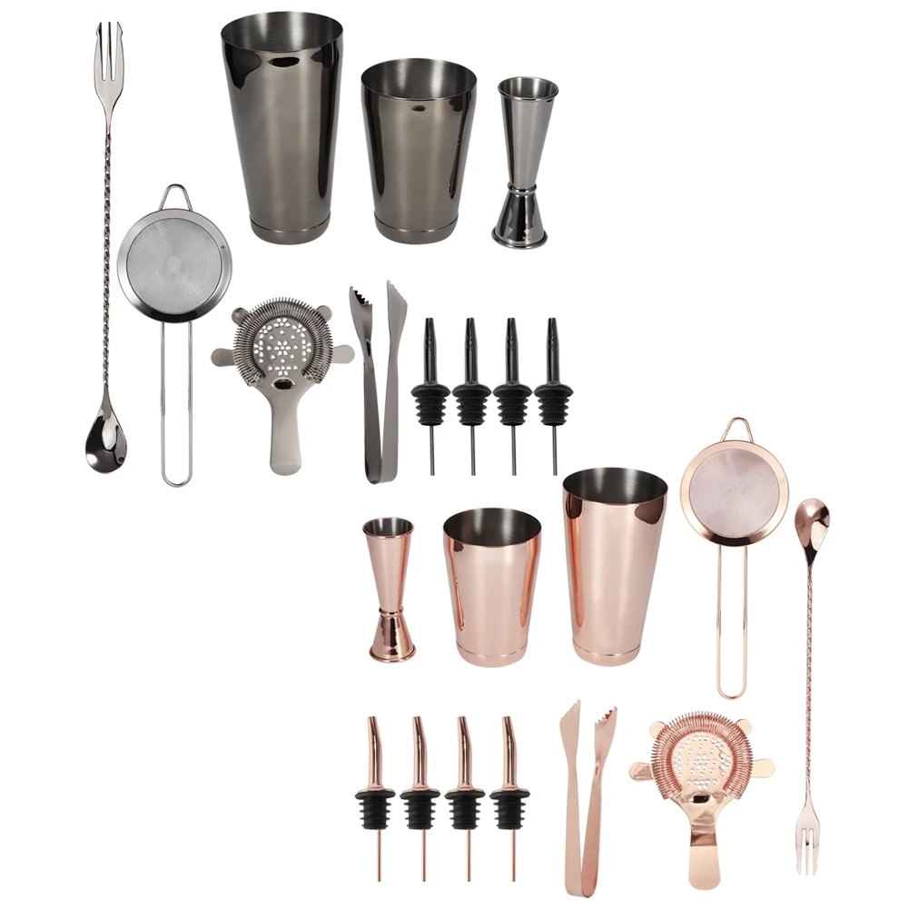 11 шт./компл., набор инструментов для коктейлей из нержавеющей стали, чашка для коктейля, зажим для льда, сито для льда, ситечко для вина, ложка для смешивания
11 шт./компл., набор инструментов для коктейлей из нержавеющей стали, чашка для коктейля, зажим для льда, сито для льда, ситечко для вина, ложка для смешивания
