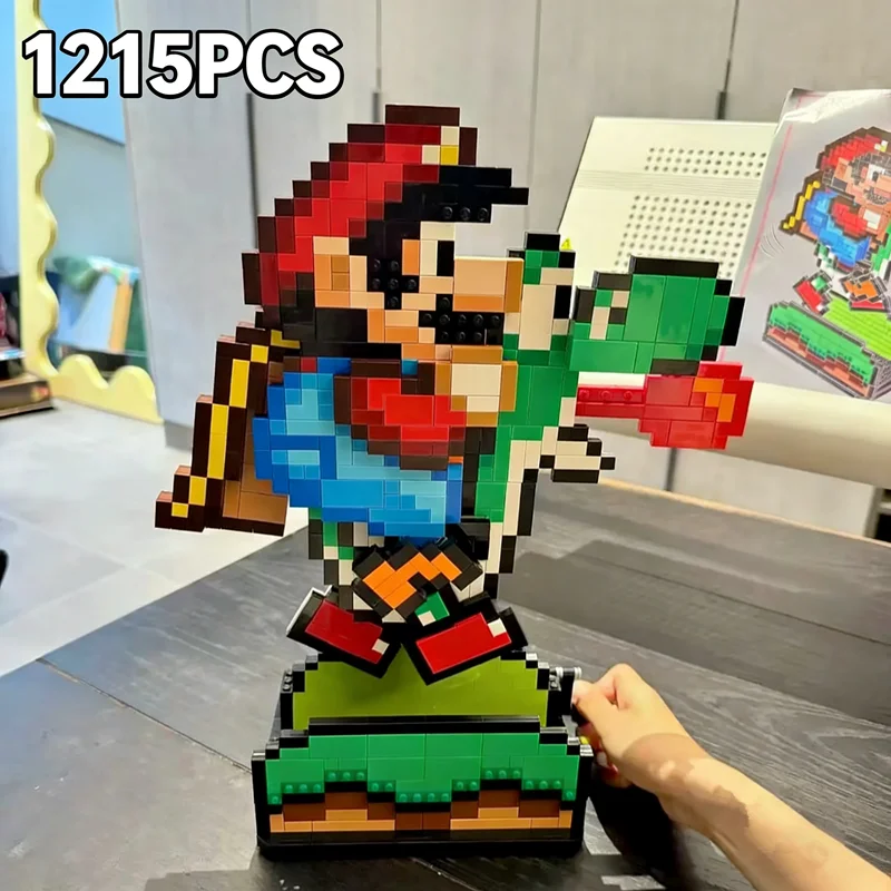 1215 деталей, популярная игрушка, строительные блоки по мотивам фильма и игры Super Mario Yoshi 71438, модель-головоломка для сборки, подарки на праздники, Рождество, день рождения
1215 деталей, популярная игрушка, строительные блоки по мотивам фильма и игры Super Mario Yoshi 71438, модель-головоломка для сборки, подарки на праздники, Рождество, день рождения