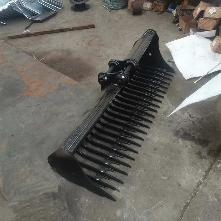 Excavator Rake Riddle Bucket for Mini Diggers Popular Hot Sell Backhoe
Excavator Rake Riddle Bucket for Mini Diggers Popular Hot Sell Backhoe