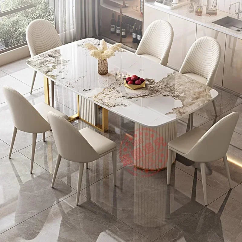 Marble Nordic Dining Table White Luxury Rectangle Space Savers Dining Table Modern Home Mesa De Comedor Kitchen Furniture
Marble Nordic Dining Table White Luxury Rectangle Space Savers Dining Table Modern Home Mesa De Comedor Kitchen Furniture