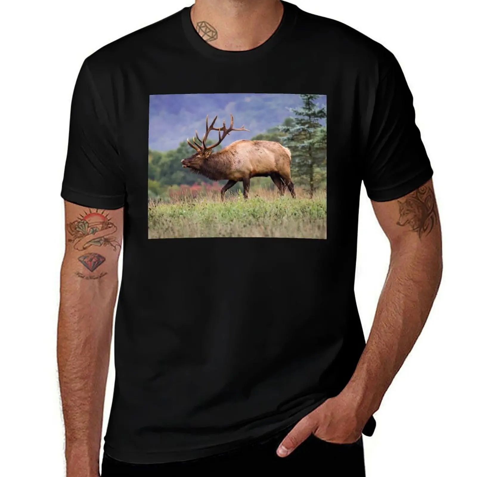 Футболка Pennsylvania Elk, дешевые футболки большого размера, мужские рубашки с графикой в стиле аниме, мужские рубашки
Футболка Pennsylvania Elk, дешевые футболки большого размера, мужские рубашки с графикой в стиле аниме, мужские рубашки
