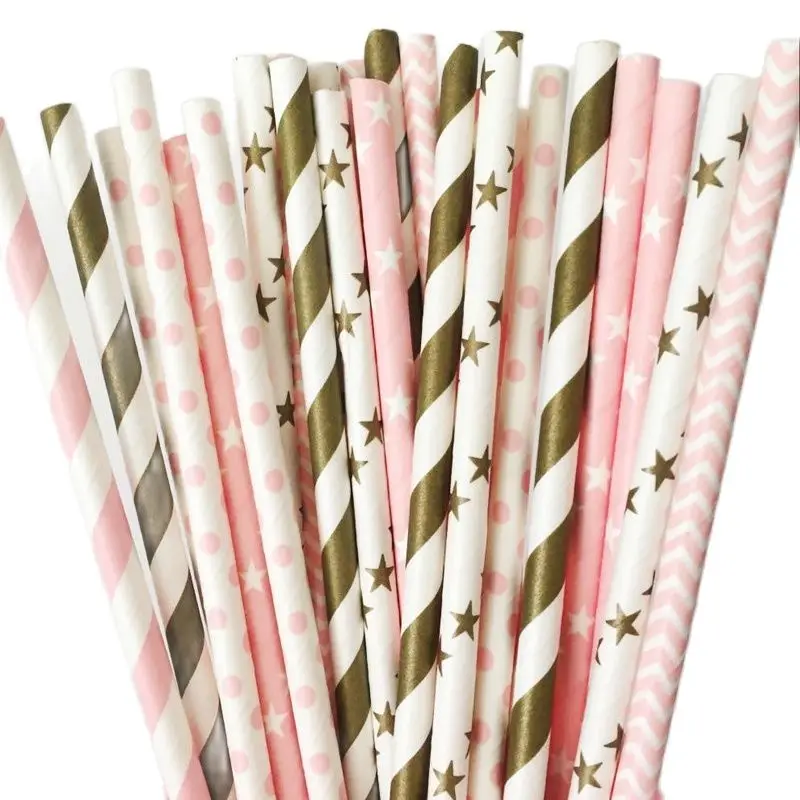 Free Shipping 600pcs Gold And Light Pink Paper Straws Set,Party Supplies Paper Drinking Straws Wholesale
Free Shipping 600pcs Gold And Light Pink Paper Straws Set,Party Supplies Paper Drinking Straws Wholesale